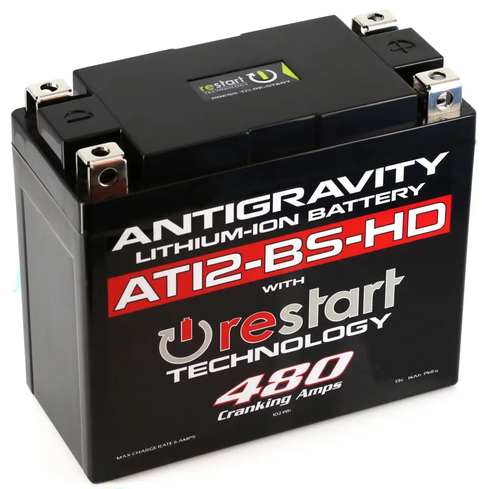 Antigravity Restart Lithium Battery AG-AT12BS-HD-RS - AT12BS-HD-RS 480 CA