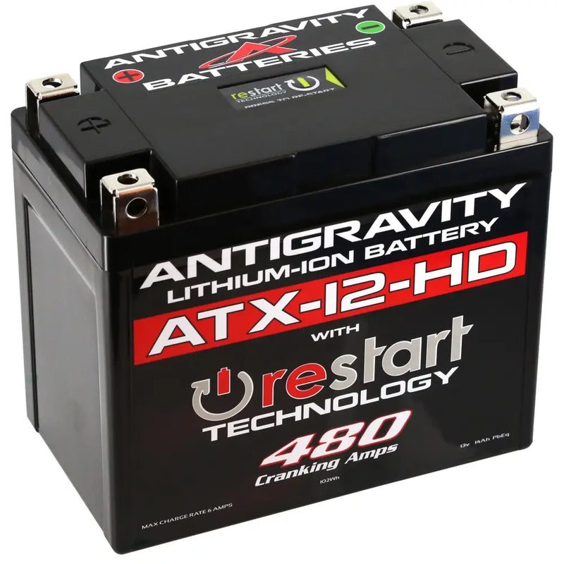 Antigravity Restart Lithium Battery AG-ATX12-HD-RS - ATX12-HD-RS 480 CA