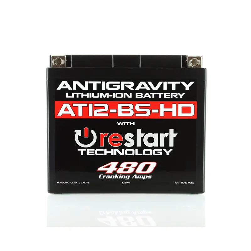 Antigravity Batteries AG-AT12BS-HD-RS Antigravity YT12-BS High Power Lithium Battery w/Re-Start