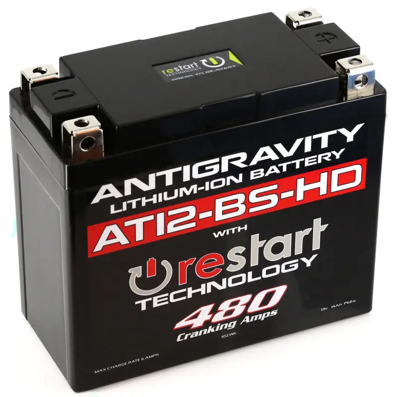 Antigravity YT12-BS High Power Lithium Battery w/Re-Start - Truck & Automotive