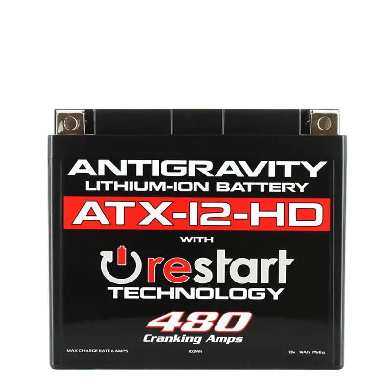 Antigravity YTX12 High Power Lithium Battery w/Re-Start - Truck & Automotive