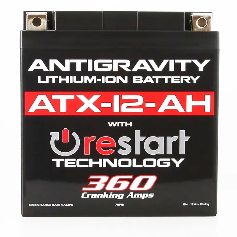 Antigravity YTX12B-BS Lithium Battery w/Re-Start - Truck & Automotive
