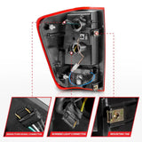 Nissan Titan LED tailights with chrome housing and wiring connectors