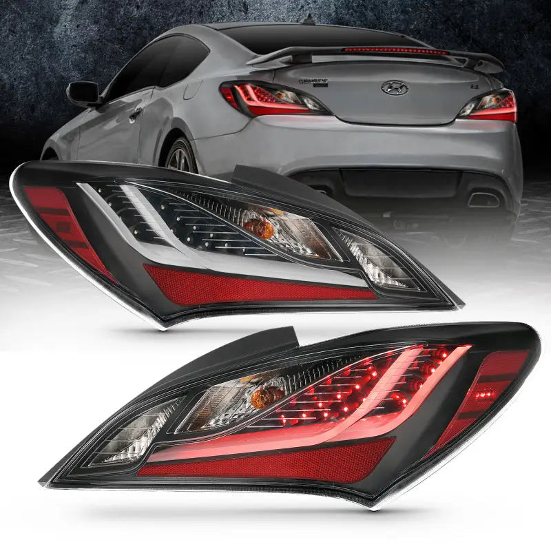 ANZO 321347 ANZO 10-13 Hyundai Genesis 2DR LED Taillights Smoke