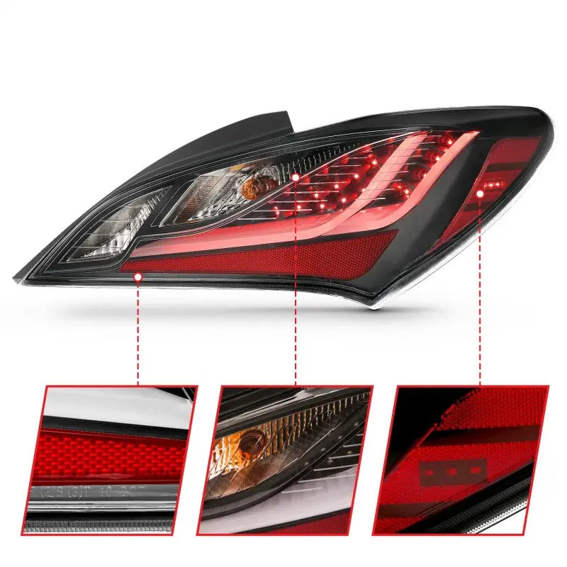 ANZO 321347 ANZO 10-13 Hyundai Genesis 2DR LED Taillights Smoke