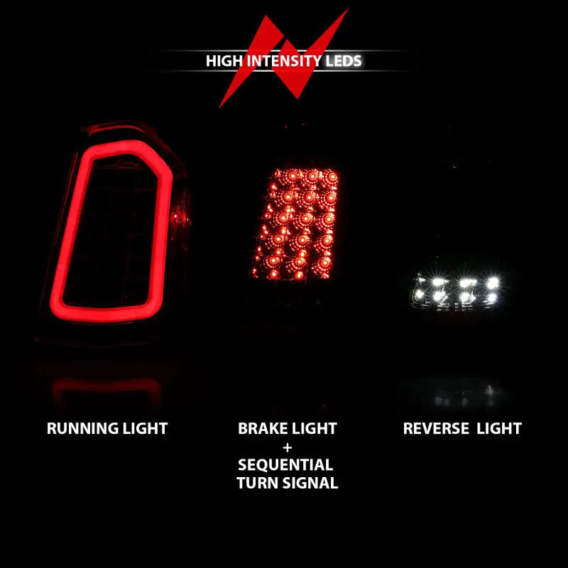 ANZO 321343 ANZO 11-14 Chrysler 300 LED Taillights Black w/ Sequential