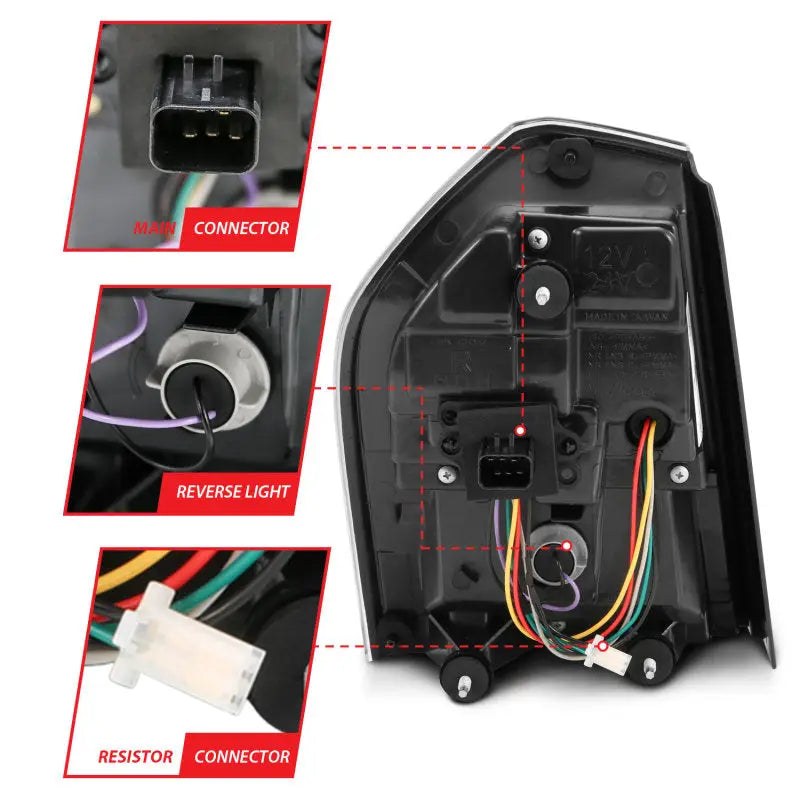 ANZO 321343 ANZO 11-14 Chrysler 300 LED Taillights Black w/ Sequential