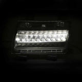 ANZO 18-19 Jeep Wrangler JL Halogen Chrome Clear w/ Sequential Signal 