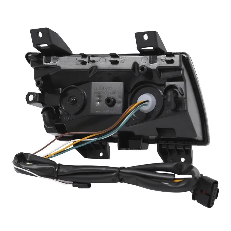 Black plastic ANZO Jeep Wrangler LED chrome clear door handle with wiring