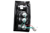 ANZO 1989-1995 Toyota Pickup Taillights Black - Truck & Automotive
