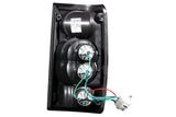 ANZO 1989-1995 Toyota Pickup Taillights Black - Truck & Automotive