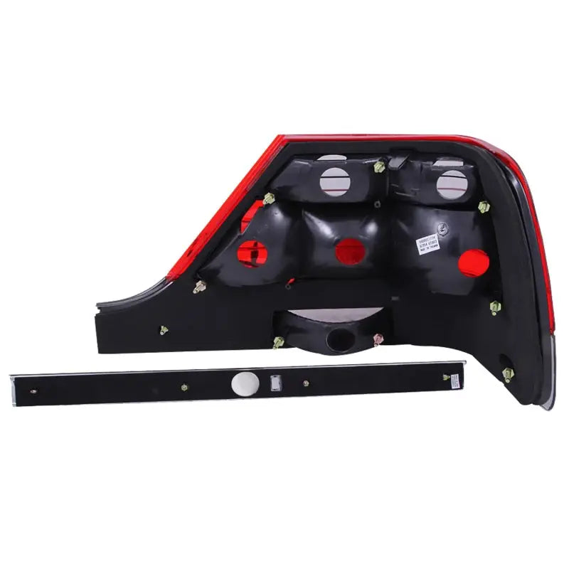 ANZO 221153 ANZO 1995-1999 Mercedes Benz S Class W140 Taillights Red/Clear