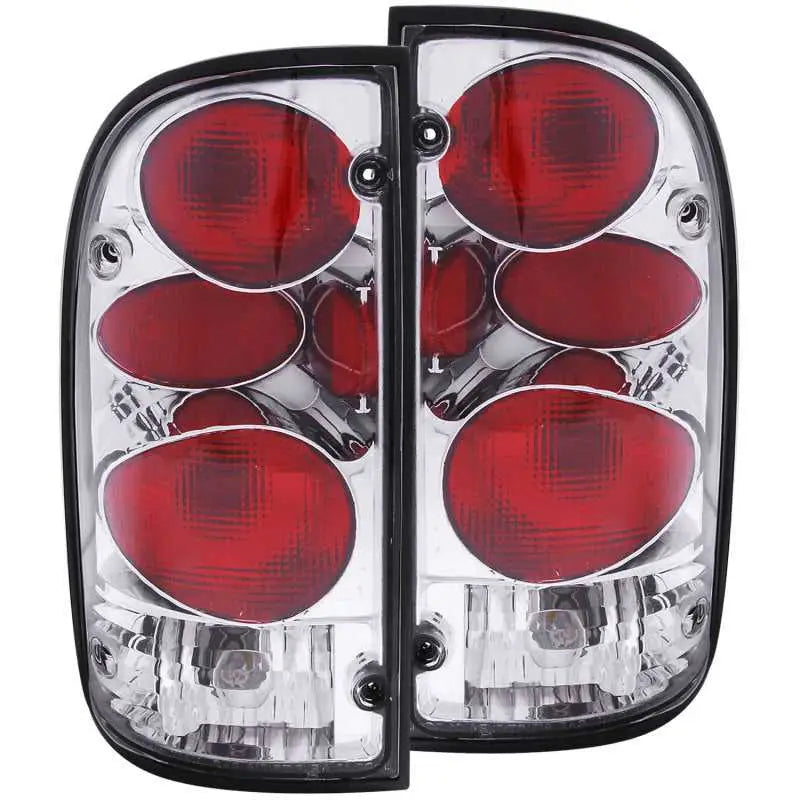 ANZO 1995-2000 Toyota Tacoma Taillights Chrome 
