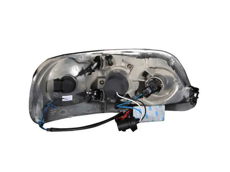 ANZO 1997-2003 Ford F-150 Projector Headlights w/ Halo Black (CCFL) 