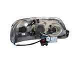ANZO 1997-2003 Ford F-150 Projector Headlights w/ Halo Black (CCFL) 