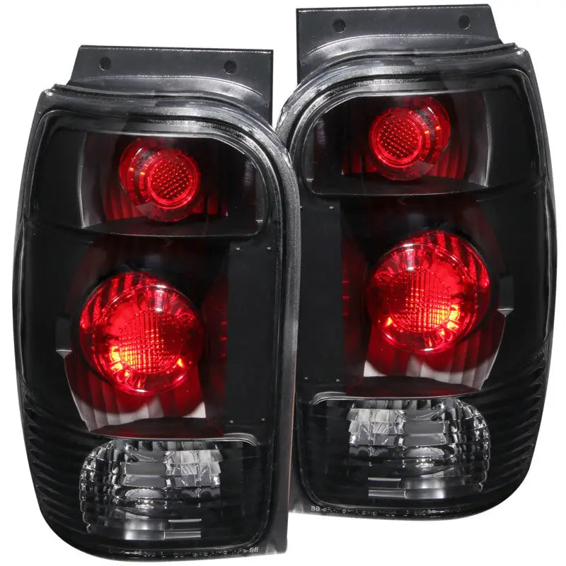 ANZO 211084 ANZO 1998-2001 Ford Explorer Taillights Black