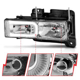 ANZO 1999-2000 Cadillac Escalade Crystal Headlights - Truck & Automotive