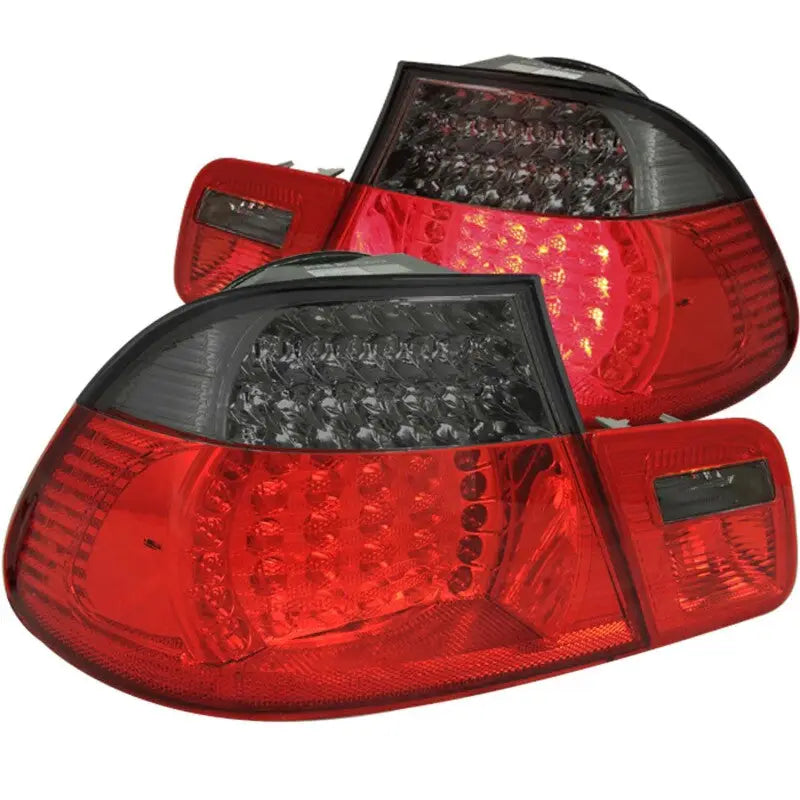 ANZO 321127 ANZO 1999-2001 BMW 3 Series E46 LED Taillights Red/Smoke 2pc