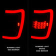 ANZO 1999-2004 Jeep Grand Cherokee LED Tail Lights w/ Light Bar Black Housing Smoke Lens - Truck & Automotive