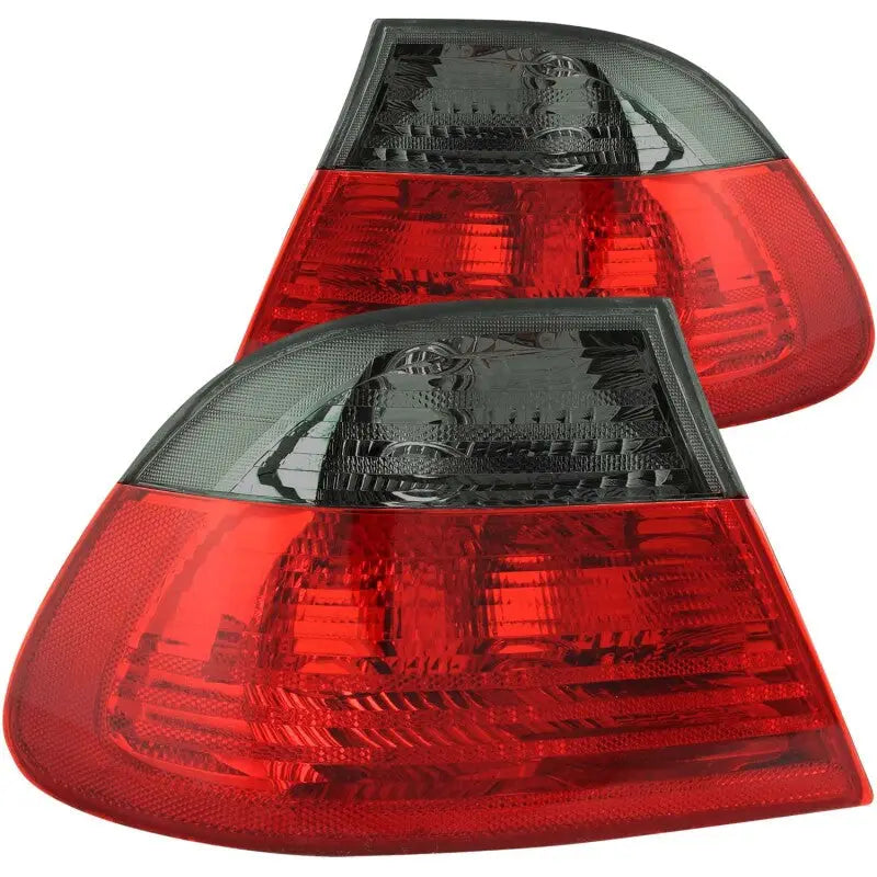 ANZO 221202 ANZO 2000-2003 BMW 3 Series E46 Taillights Red/Smoke - Outer