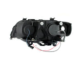 ANZO 2000-2003 BMW X5 Projector Headlights w/ Halo Black - Truck & Automotive