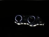 ANZO 2000-2003 BMW X5 Projector Headlights w/ Halo Chrome - 121397