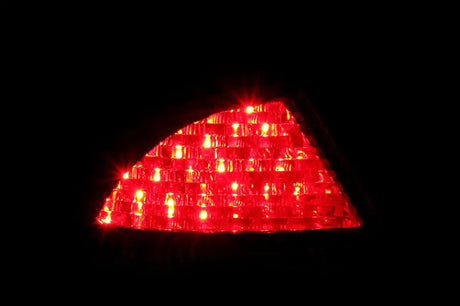 ANZO 2000-2005 Mercedes Benz S Class W220 LED Taillights Red/Smoke - Truck & Automotive