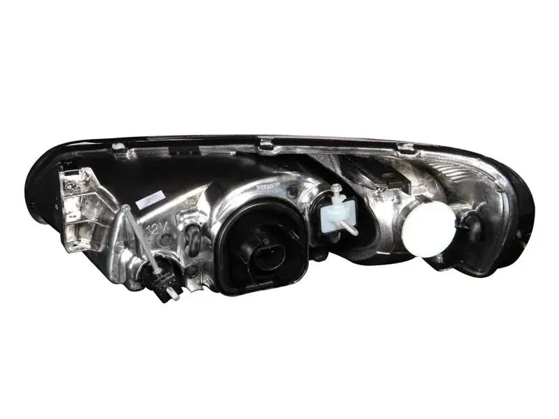 ANZO 2001-2004 Dodge Stratus Crystal Headlights Black - Lights