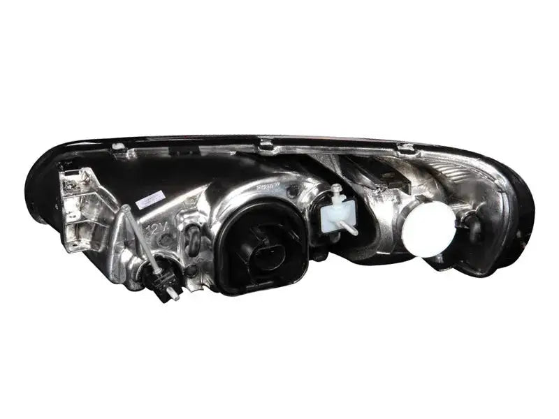 ANZO 2001-2004 Dodge Stratus Crystal Headlights Black - Lights