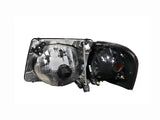 ANZO 2001-2005 Ford Explorer Crystal Headlights Black - Truck & Automotive