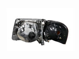 ANZO 2001-2005 Ford Explorer Crystal Headlights Black - Truck & Automotive