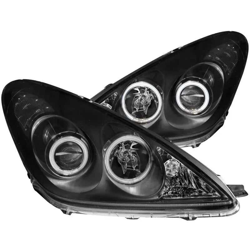 ANZO 121232 ANZO 2002-2003 Lexus Es300 Projector Headlights w/ Halo Black