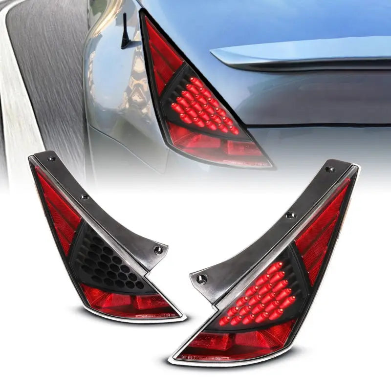 ANZO 321099 ANZO 2003-2005 Nissan 350Z LED Taillights Black