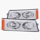 ANZO 2003-2006 Chevrolet Silverado 1500 Euro Parking Lights Crystal 