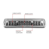 ANZO 2004-2008 Ford F-150 LED 3rd Brake Light Chrome B - Series - Truck & Automotive