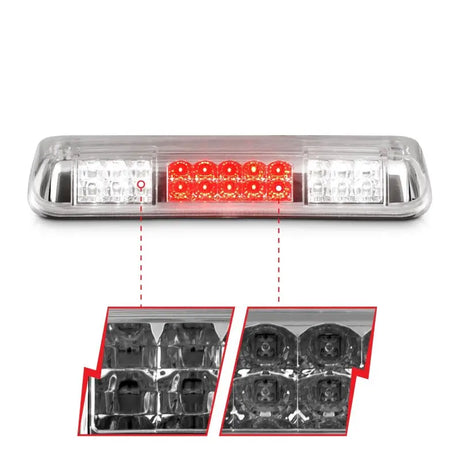 ANZO 2004-2008 Ford F-150 LED 3rd Brake Light Chrome B - Series - Truck & Automotive