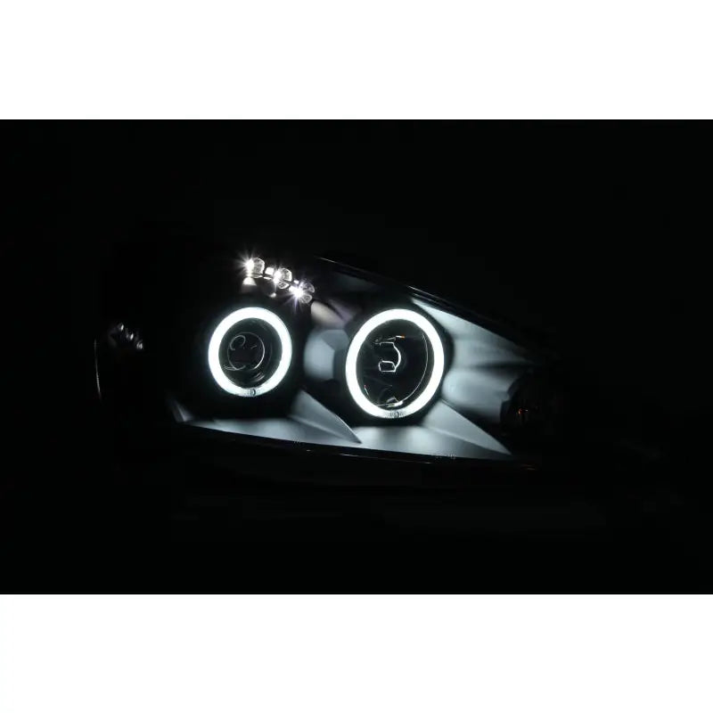 ANZO 121197 ANZO 2005-2006 Acura Rsx Projector Headlights w/ Halo Black