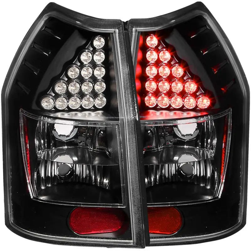 ANZO 2005-2008 Dodge Magnum LED Taillights Black - Truck & Automotive