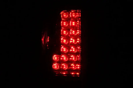 ANZO 2005-2008 Nissan Frontier LED Taillights Red/Clear - Truck & Automotive