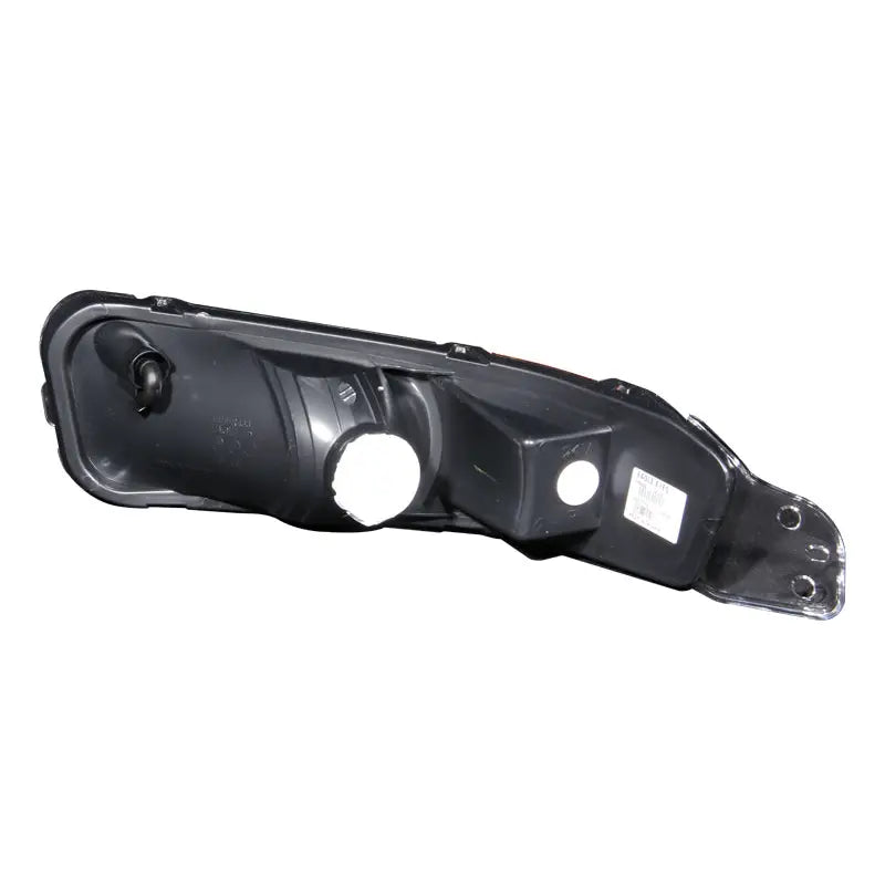 ANZO 511002 ANZO 2005-2009 Ford Mustang Euro Parking Lights Black w/ Amber Reflector