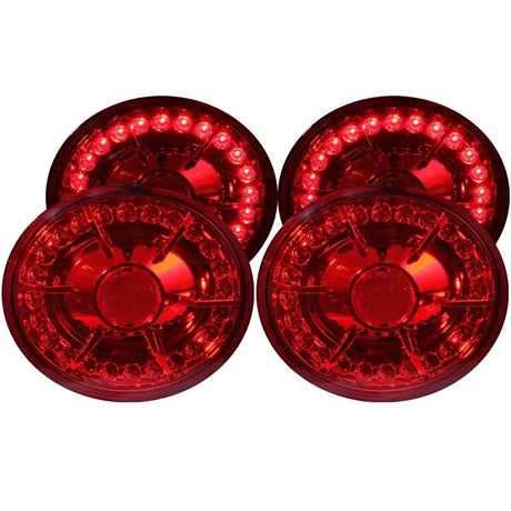 ANZO 2005-2010 Chevrolet Corvette LED Taillights Red 4pc - Truck & Automotive