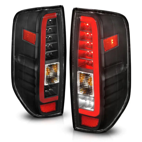 Black LED taillights for Nissan Frontier LED, sleek upgrade for 2005-2021 models