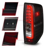 ANZO 2005-2021 Nissan Frontier LED Taillights Black Housing/Smoke Lens - Truck & Automotive