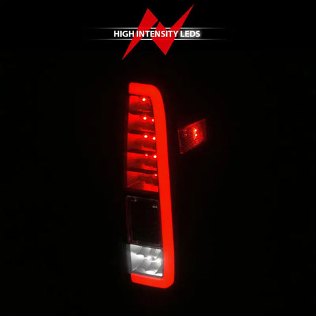 ANZO 2005-2021 Nissan Frontier LED Taillights Black Housing/Smoke Lens - Truck & Automotive