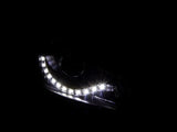 Car headlight with bright LED style daytime running lights for Audi A3 projector headlights