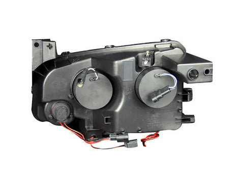 ANZO 2006-2010 Dodge Charger Projector Headlights w/ Halo Chrome - Truck & Automotive