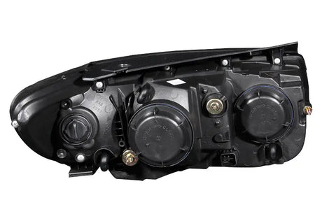 ANZO 2007-2007 Hyundai Santa Fe Projector Headlights w/ LED Black - Truck & Automotive