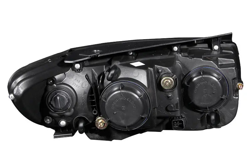 ANZO 2007-2007 Hyundai Santa Fe Projector Headlights w/ LED Black - Truck & Automotive