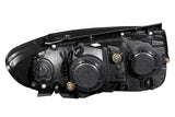 ANZO 2007-2007 Hyundai Santa Fe Projector Headlights w/ LED Black - Truck & Automotive