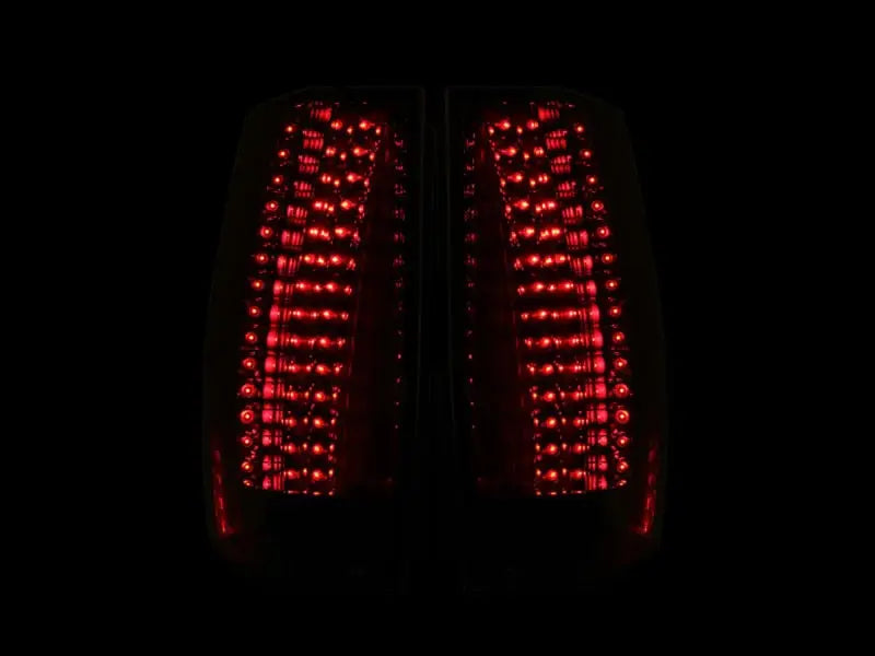 ANZO 2007-2011 Cadillac Escalade LED Taillights Chrome - Truck & Automotive
